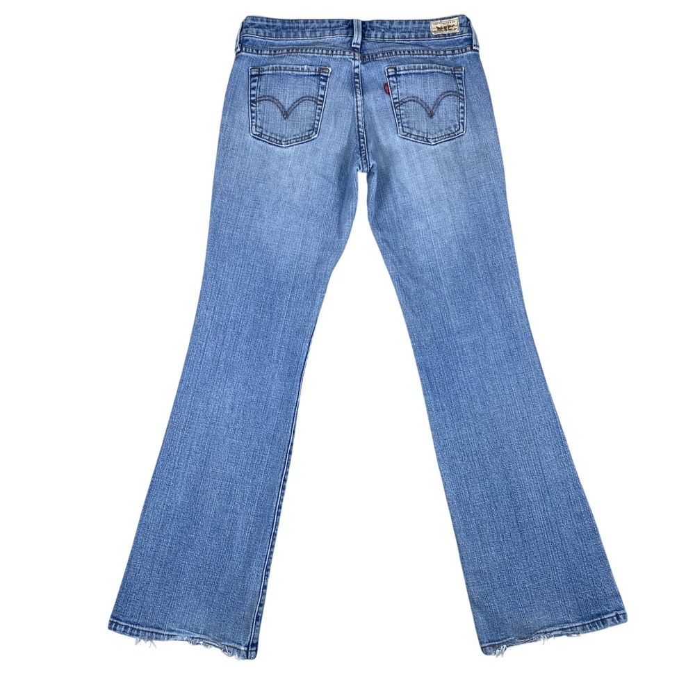 Vintage Levi's 545 Low Boot Cut Jeans Womens 6M Blue Denim Stretch Low Rise
